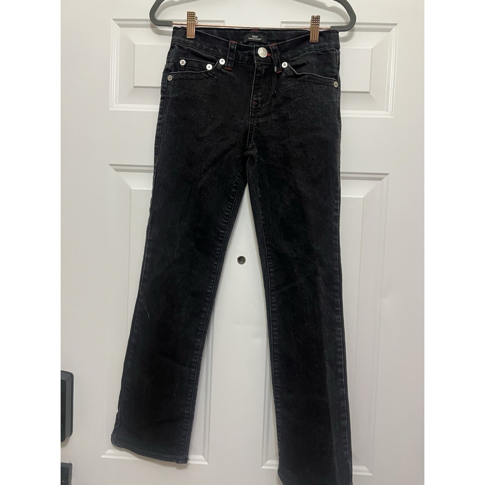 True Religion Ricky Relaxed Straight‎ Fit Red Stitching Around Pockets Boys 12